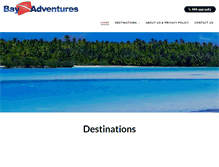 Tablet Screenshot of bayadventures.com